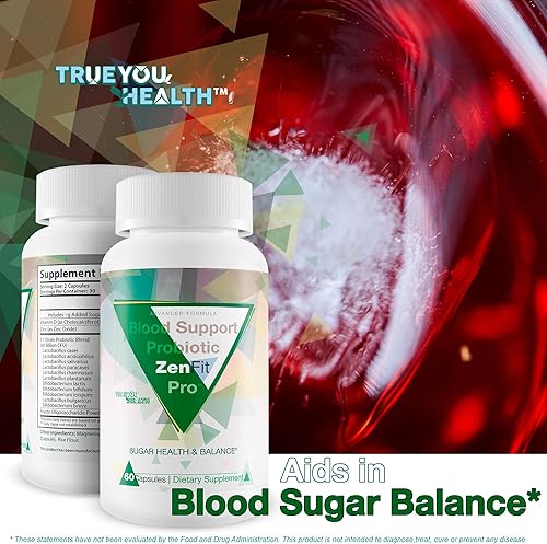 Miniatura 6 de Probiótico de apoyo para la sangre Zenfit Pro - Nuestro mejor suplemento probiótico de apoyo para la sangre - Promueve la salud del azúcar y el