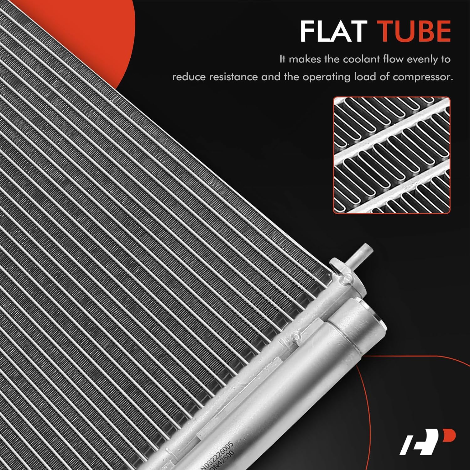 A-Premium Air Conditioning A/C Condenser Compatible with Honda Accord 2014-2015/2017 L4 2.0L, Hybrid Fuel