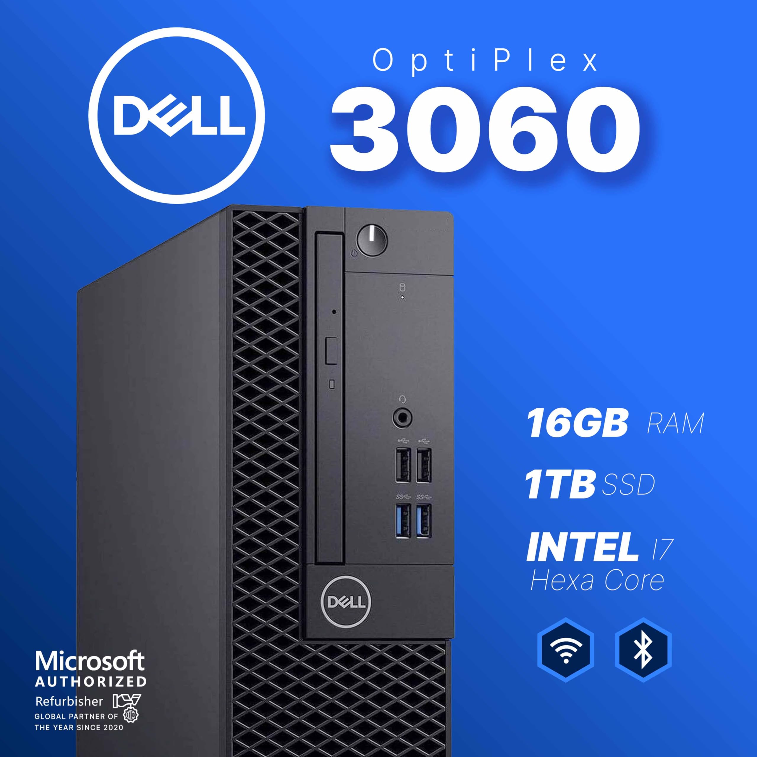 Windowsデスクトップ Dell OptiPlex 3060 i7/16GB/SSD+HDD/Win11 Amazon.com: Dell OptiPlex 3060 Desktop PC | Intel Core i7 8th Gen