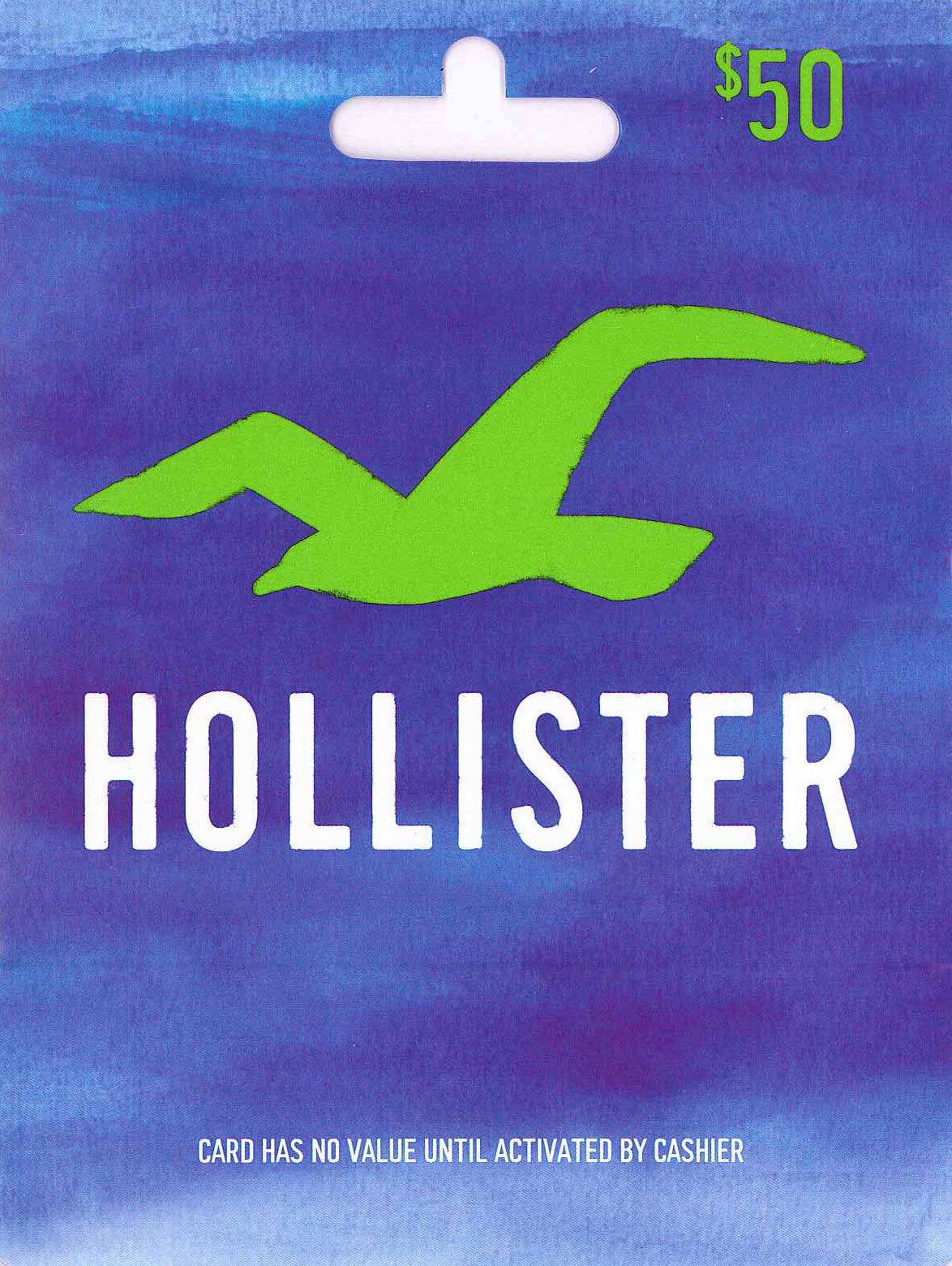 Hollister Gift Card $50: 50 Classic