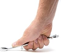 Vista 5 de Urrea Llave combinada de 12 puntas - 14mm extra larga, herramienta mecánica con alcance extendido y acabado de níquel-cromo - 1214ML