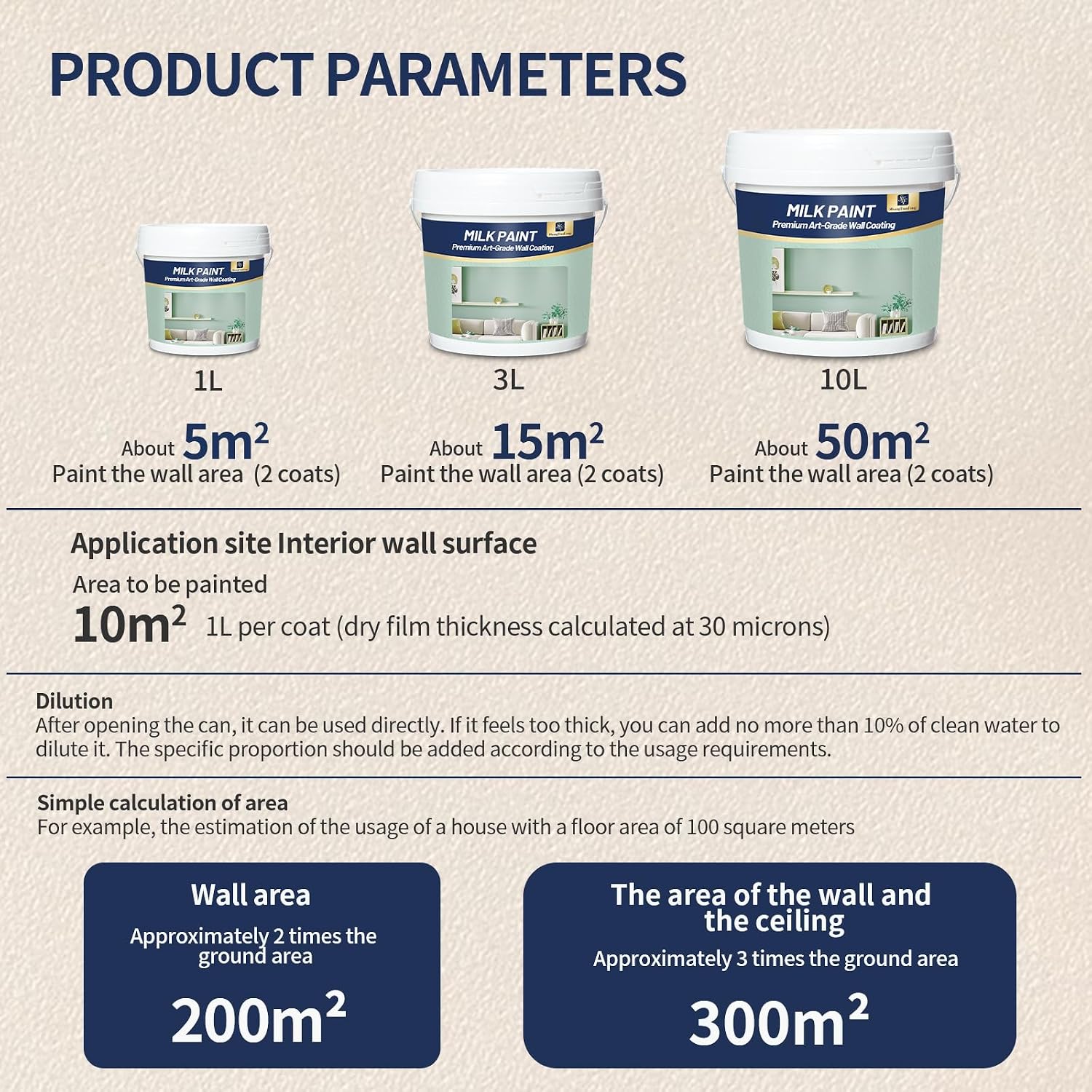 Floor and Wall Paint, Suitable for Interior Walls, Factory Workshops, Warehouses, Garages, Various Cement Floors - Dirt-Resistant, 24-hour Entry, Weather, Crack & Peel Resistant, Long-Lasting Finish (1 Gallon Sky Blue 200-240sq.ft)