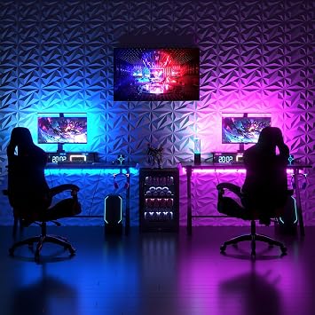 Art3dwallpanels 33 Pack 3D Wall Panels Diamond, Black, 12''x12''