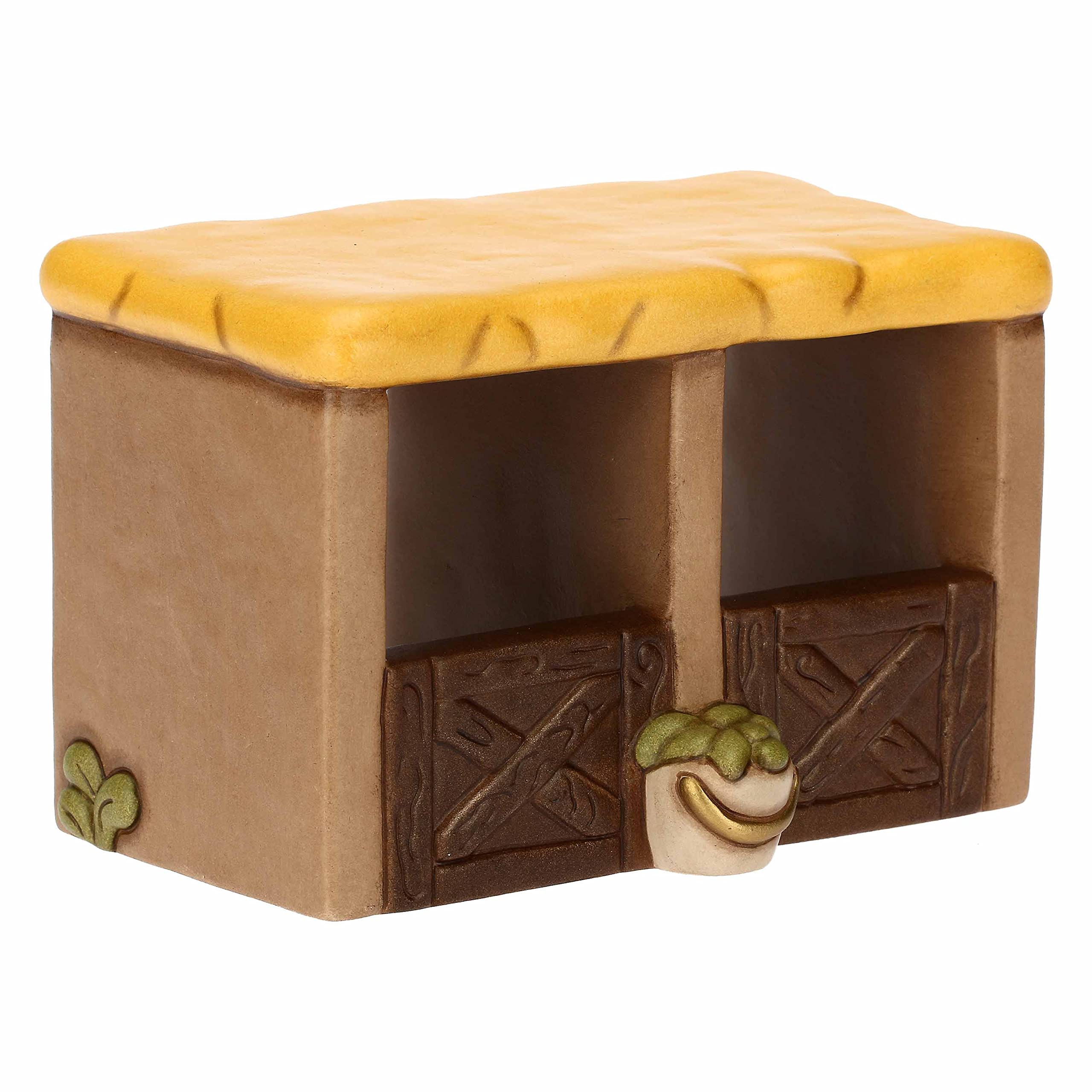 THUN Fontana Per Presepe 2022 In Ceramica Dipinta A Mano - 12x12x7 Cm - Decorazione Natalizia Classica - Foto 3