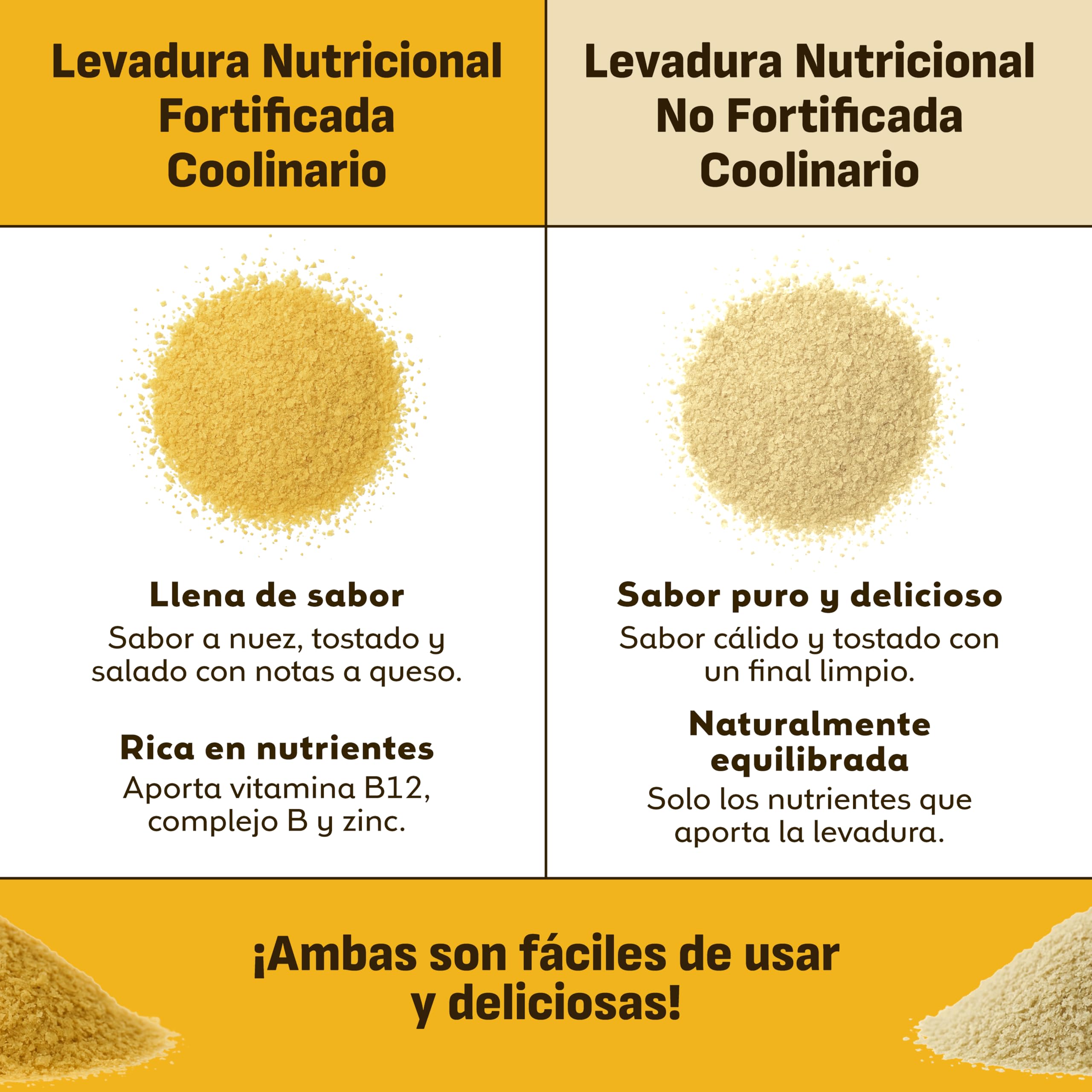 Coolinario Levadura Nutricional No Fortificada 56 g Condimento Vegano Alta Proteína Fibra Minerales