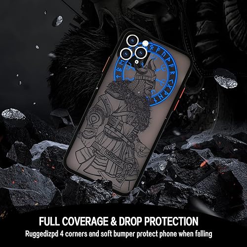 Vista 27 de Cool Gladiator - Funda para teléfono con relieve 3D, compatible con iPhone 12 Pro, funda transparente esmerilada a la moda Gladiador