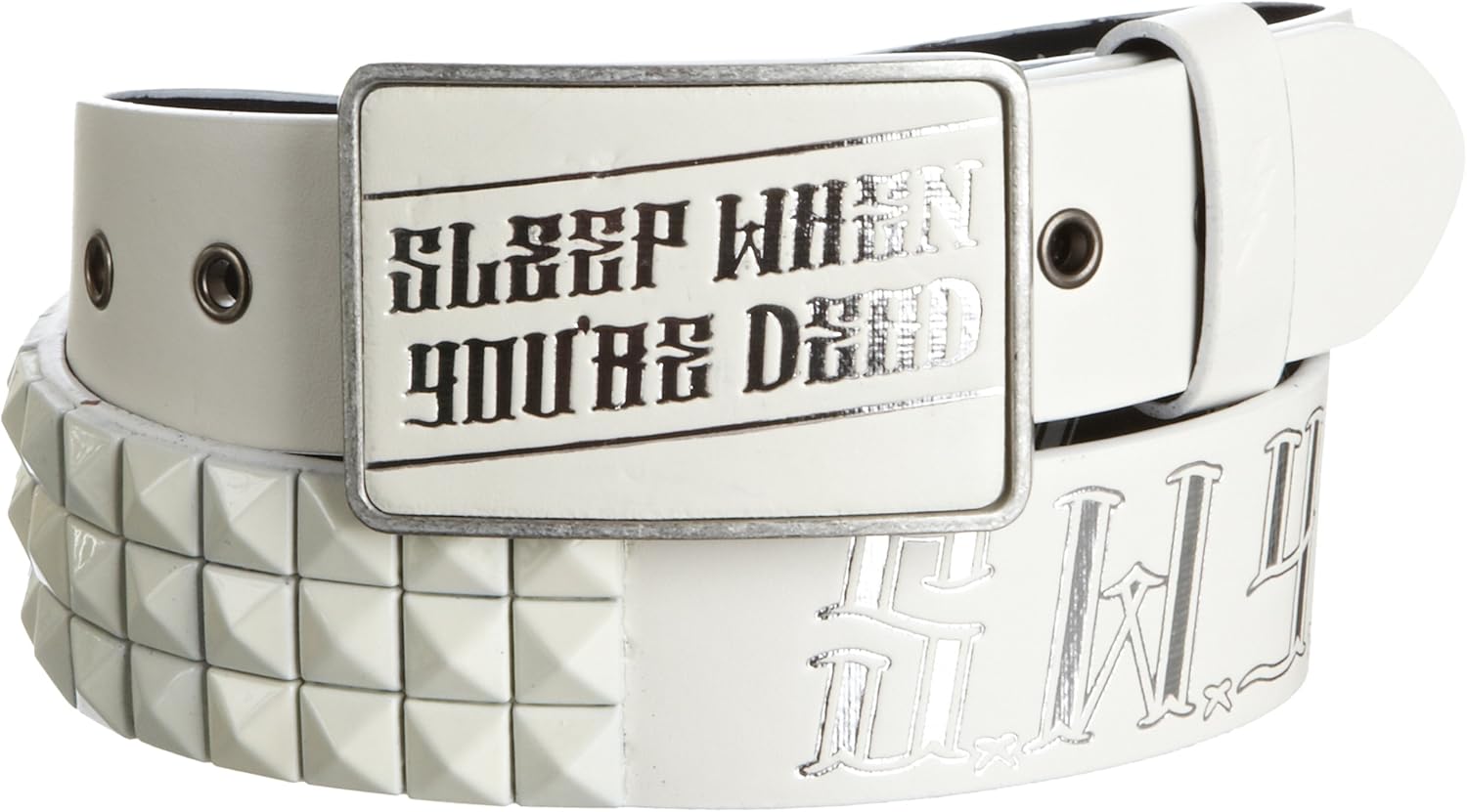 Lowlife SWYD Pritchard from Dirty Sanchez Leather Belt in White