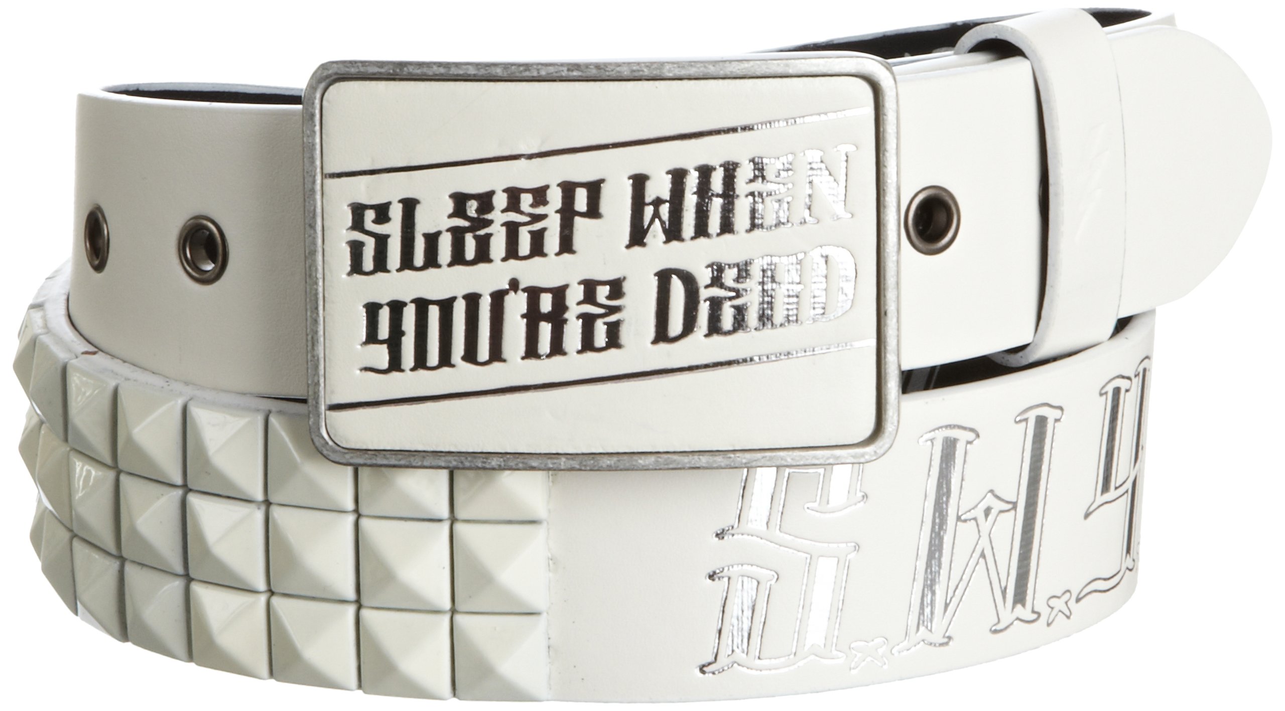 Lowlife SWYD Pritchard from Dirty Sanchez Leather Belt in White