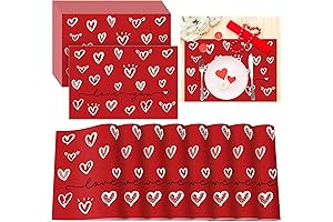Zonon Valentines Day Paper Placemats