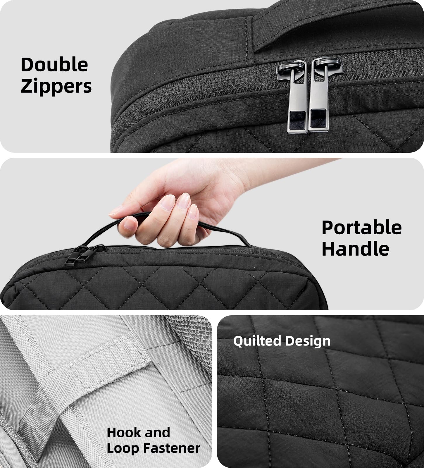 TIMOVO Puffy Pouch Carrying Case Compatible with Nintendo Switch 2, Black