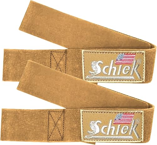 Miniatura 8 de Schiek Correas de levantamiento de pesas de cuero modelo deportivo 1000LLS