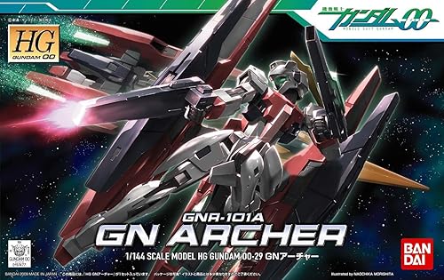 Miniatura 3 de Bandai Hobby #29 GN Archer HG, Bandai Double Zero Figura de acción (BAN157477)