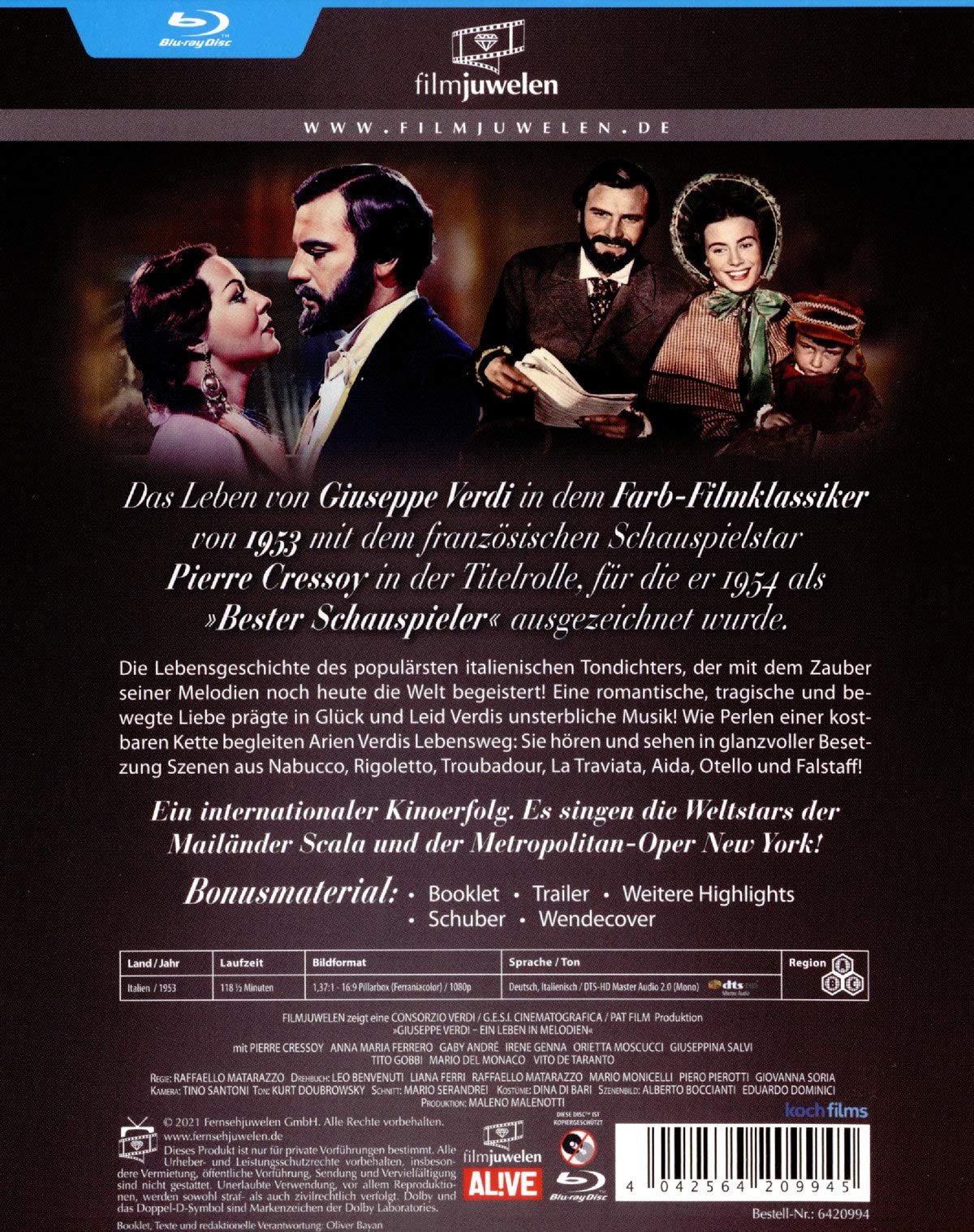 Giuseppe Verdi - Ein Leben in Melodien (Filmjuwelen)