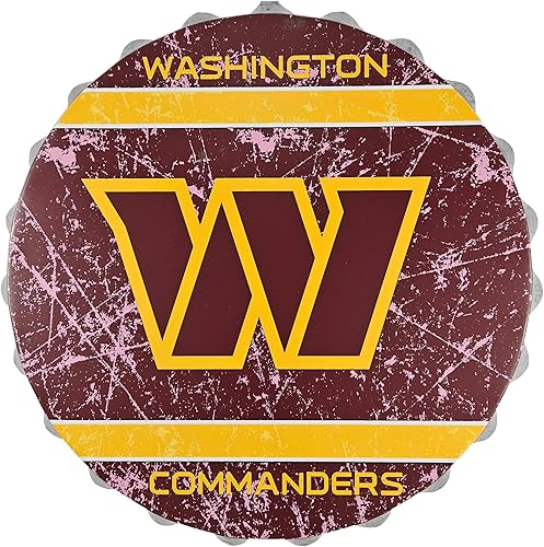 Vista 12 de Cartel de pared de Los Angeles Rams de 13 pulgadas con tapa de botella envejecida, edición limitada, de FOCO Rams, representa a la NFL y muestra tu