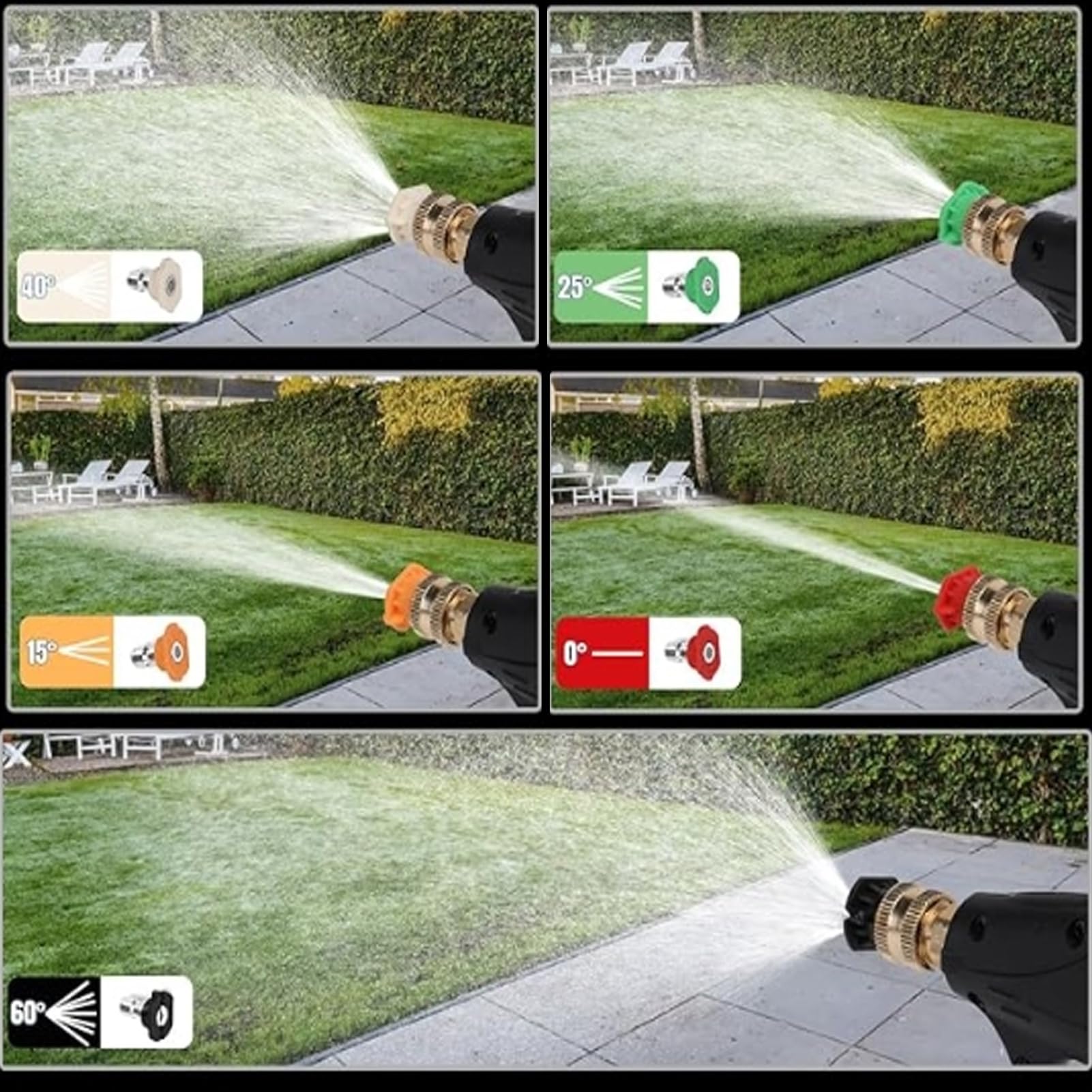 Lanza de Espuma para Lavado de Coches Boquillas Para Lavadora | Accesorio De Limpieza Con Conexión Doble Cabeza Para En Casa Jardín Y Automóvil
