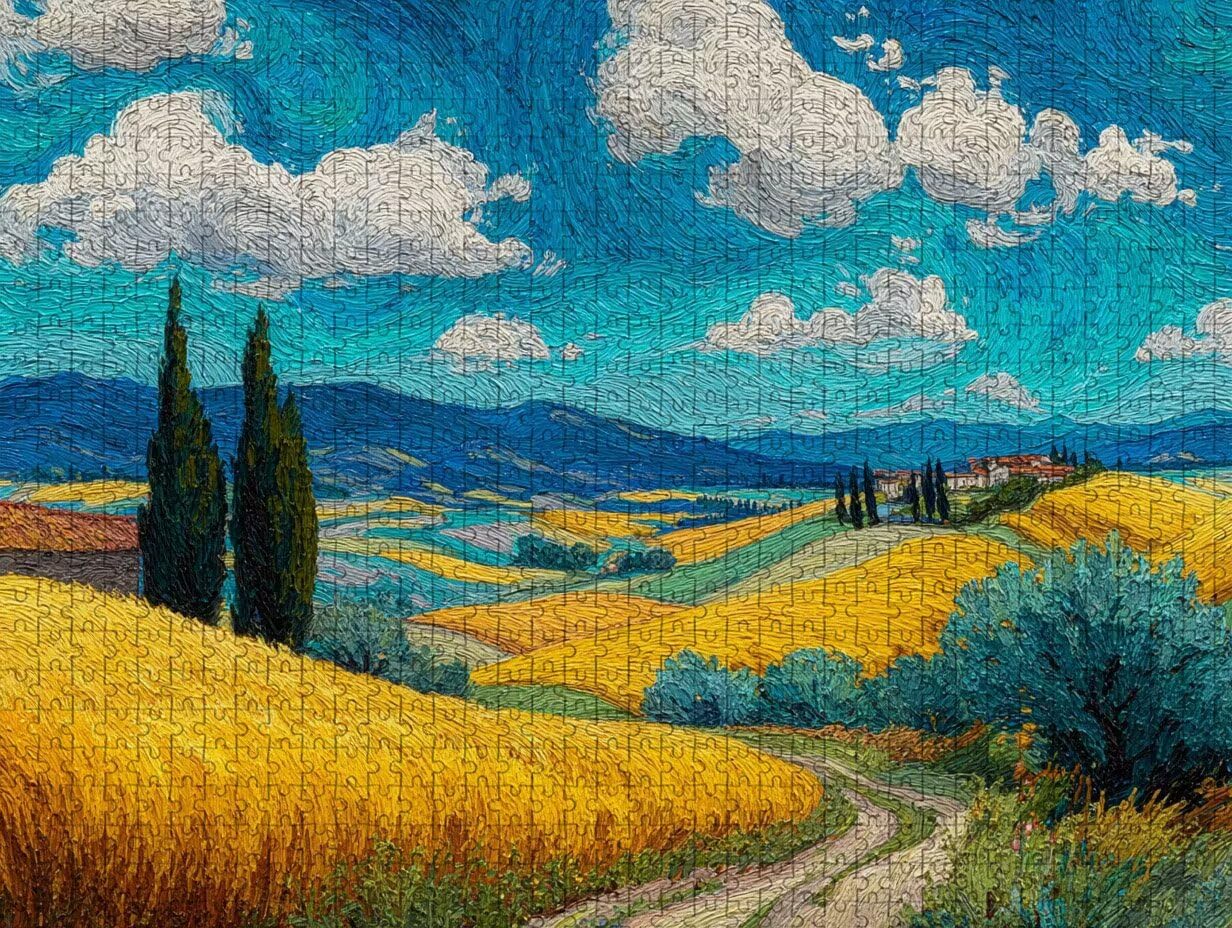Puzzle 2000 elementów dla dorosłych, drewniane puzzle, 99 x 71 cm, części ściśle do siebie pasują, dla mężczyzn, kobiet, starszych seniorów, dekompresji, letnia dekoracja ścienna, prezenty, niebieskie
