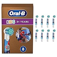 Oral-B Kids 3+ Testine Spazzolino Elettrico Marvel Spiderman, Confezione da 8 Testine di Ricambio