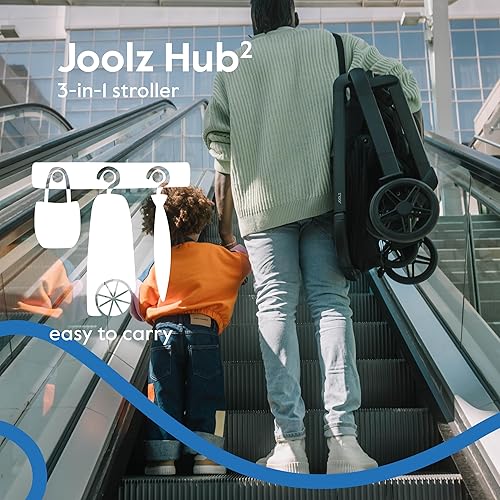 Miniatura 3 de Joolz Hub2 - Cochecito compacto  Asiento ergonómico para niños pequeños (por debajo de 20 libras), plegable con una sola mano, asiento reversible,