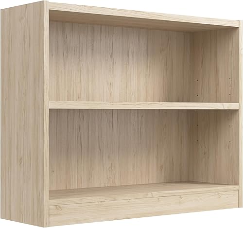 Miniatura 10 de Bush Furniture - Estantería universal de 2 estantes Vogue Cherry,Gris ceniza,Negro,Negro Nuez (Black Walnut),Cereza Natural,Olmo