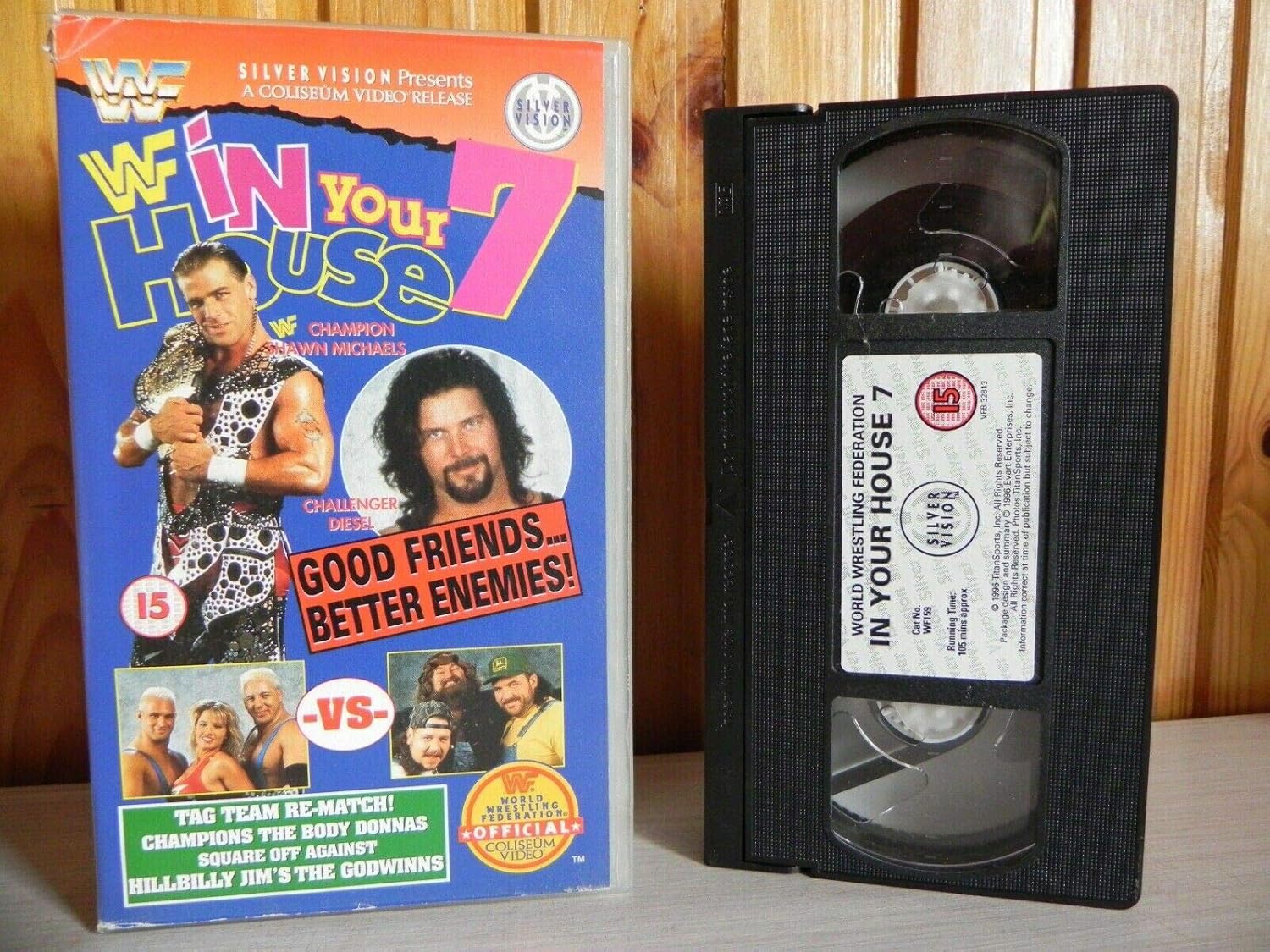WWF In Your House 7 [VHS] Shawn Michaels, Kevin Nash, Dustin Runnels