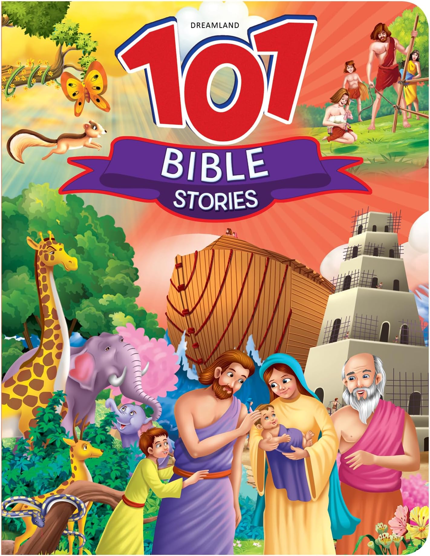 Bible Stories for Kids Age 7–12 | 101 Inspiring Stories from the Old & New Testament | Illustrated with Simple Text to Learn Faith, Kindness & Moral Values