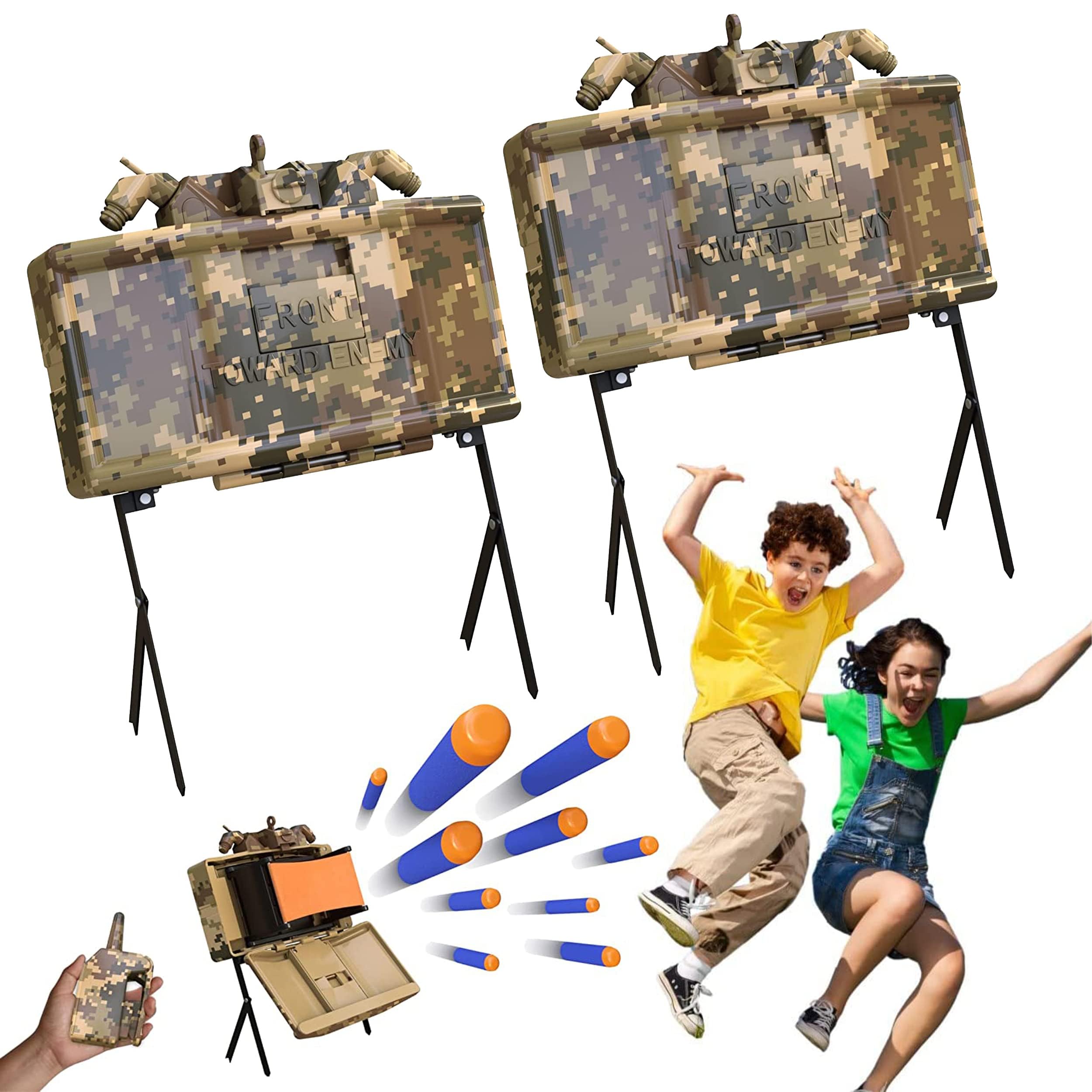 Skywin Toy for Play Games - 2 Pack with Remote Control Included for Plastic Toy (Brown)