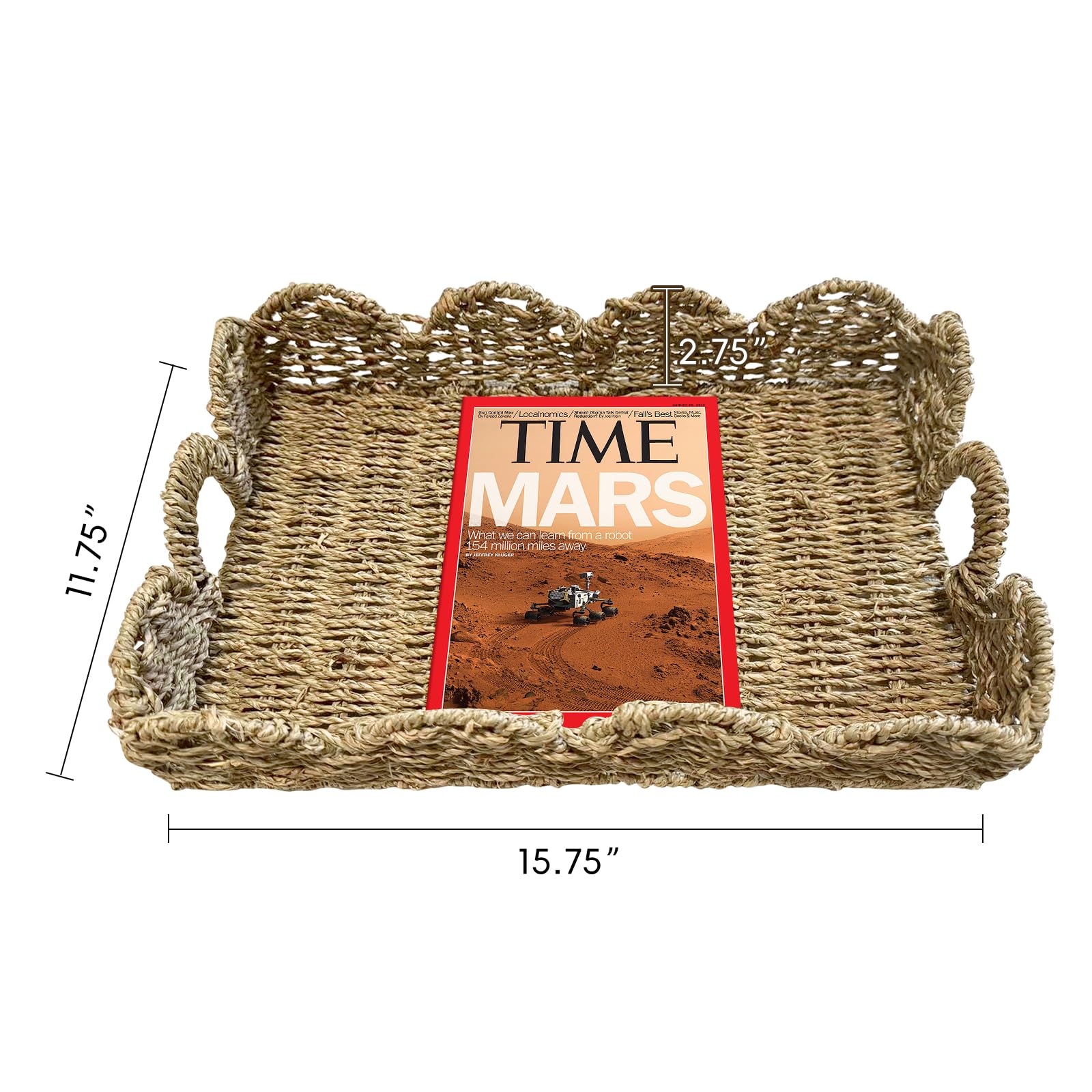 Empress EFT1000 Plaid Food Tray, 10 lb. Capacity, 12