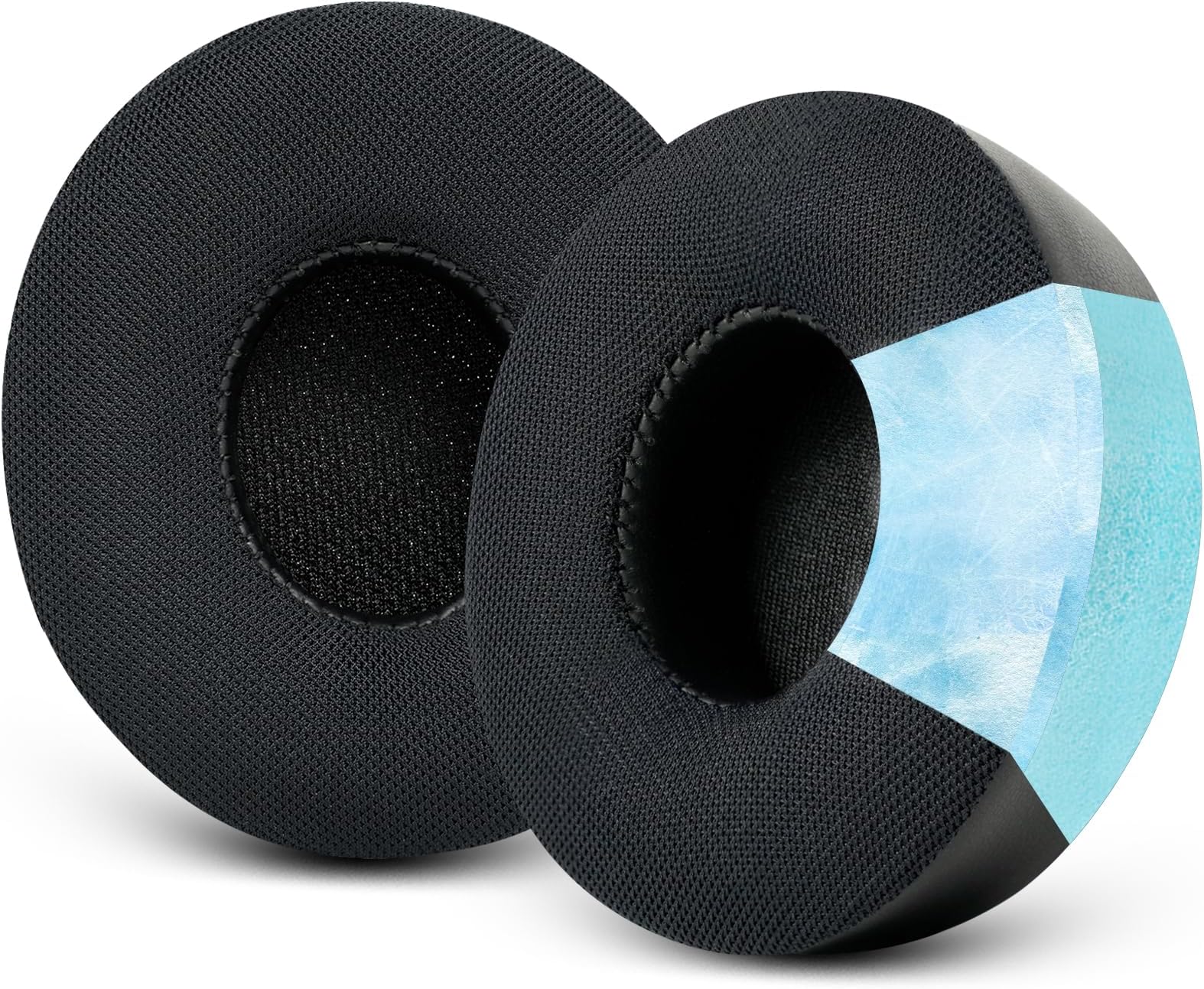 Ear Pads Replacement for Beats Solo 2 Solo 3 - Cooling Gel Earpad Cushions for Solo 2/3 Wired Wireless Headphones Covers with Noise Isolation Memory Foam (Black)