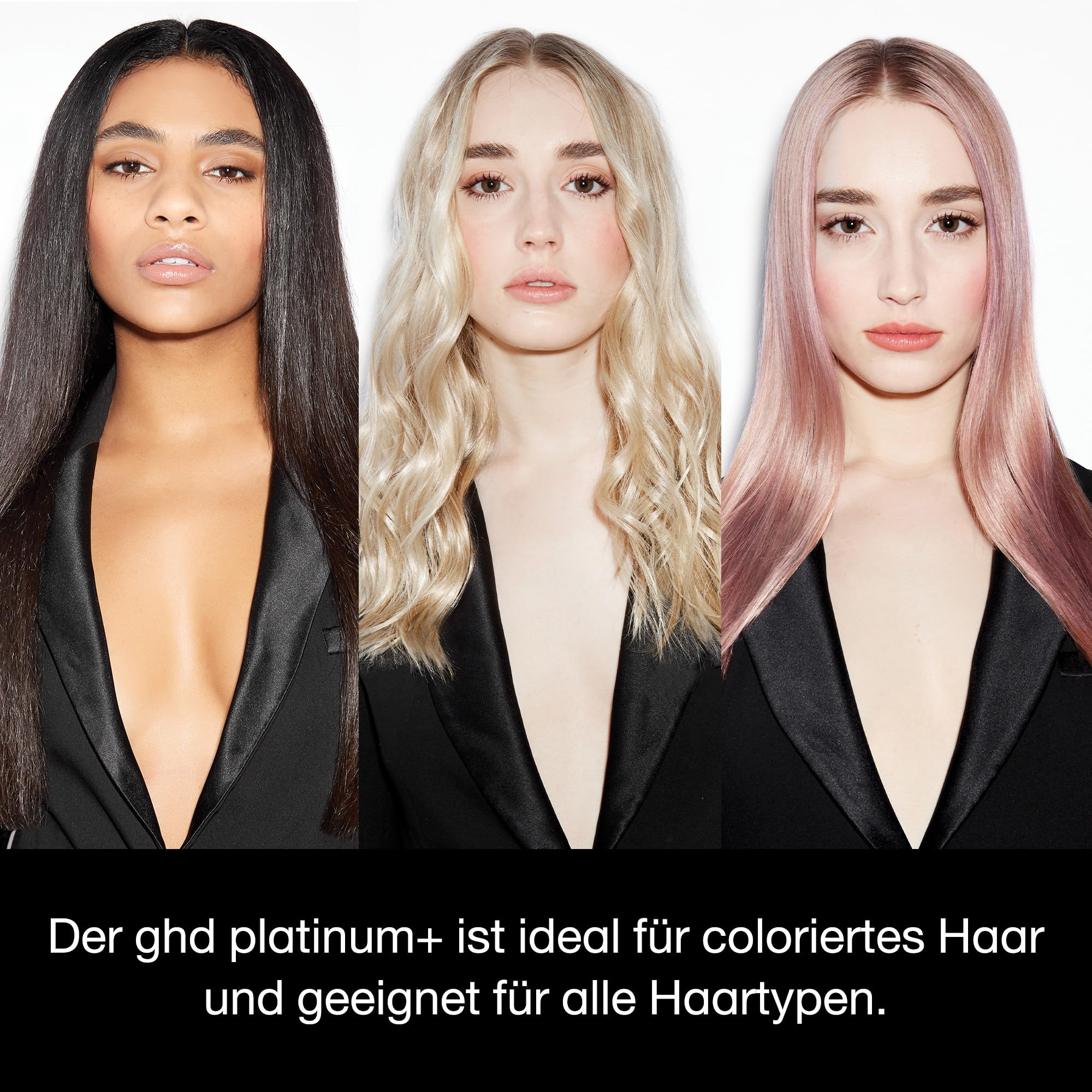ghd platinum+ Glätteisen: Smarter Haarglätter, Multistyler für glatte Looks, Wellen und Locken, mehr Glanz, stärkerer Farbschutz, ohne extreme Hitzeschäden
