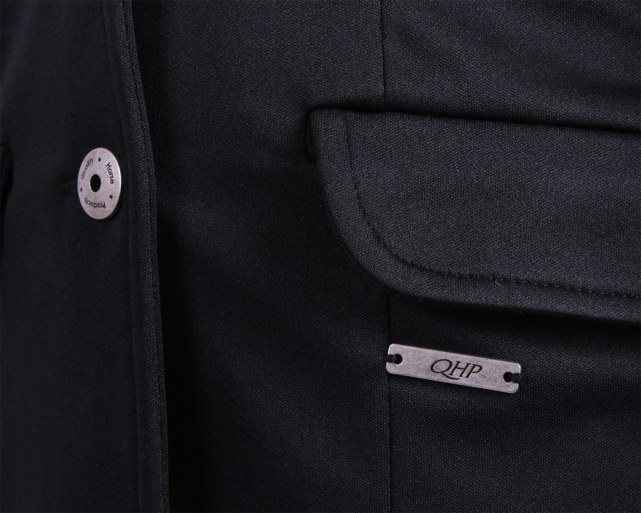 QHP Veste de compétition Robin Noir Enfants 3-16 ans