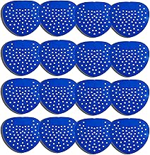 Pack of 16 Urinal Strainers, Splash Guards with Fragrance, Urinal Sieve Odour Remover, Urinal Insert for Types of Shopping Malls, Offices and Schools (Blue)