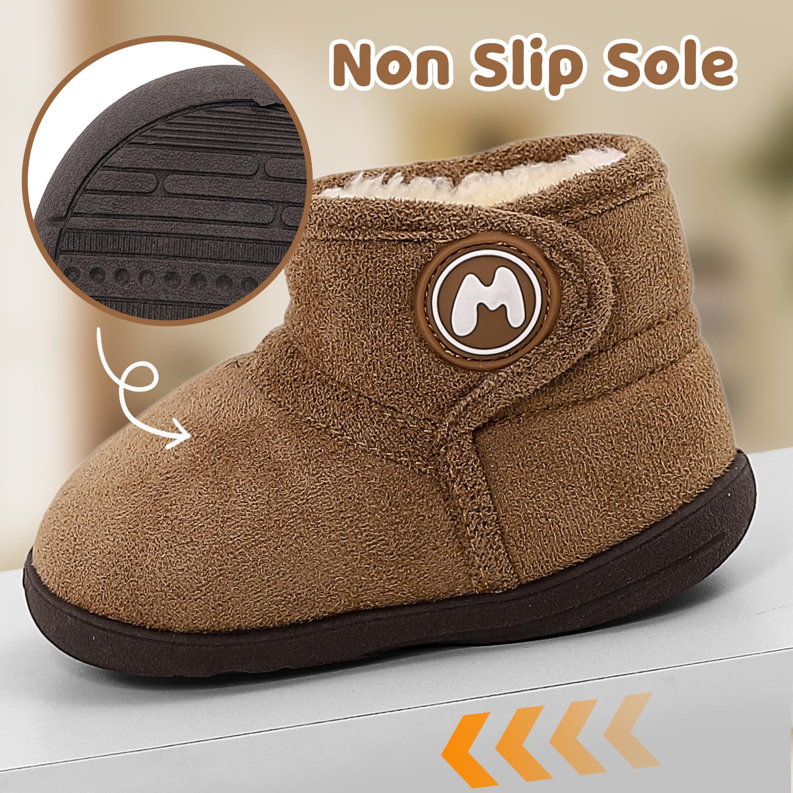 LACOFIA Stivali Invernali Bambina Stivaletti Caldi Neve Bambini Scarpe Invernali Fodera con Suola in Gomma Antiscivolo 20-25 EU