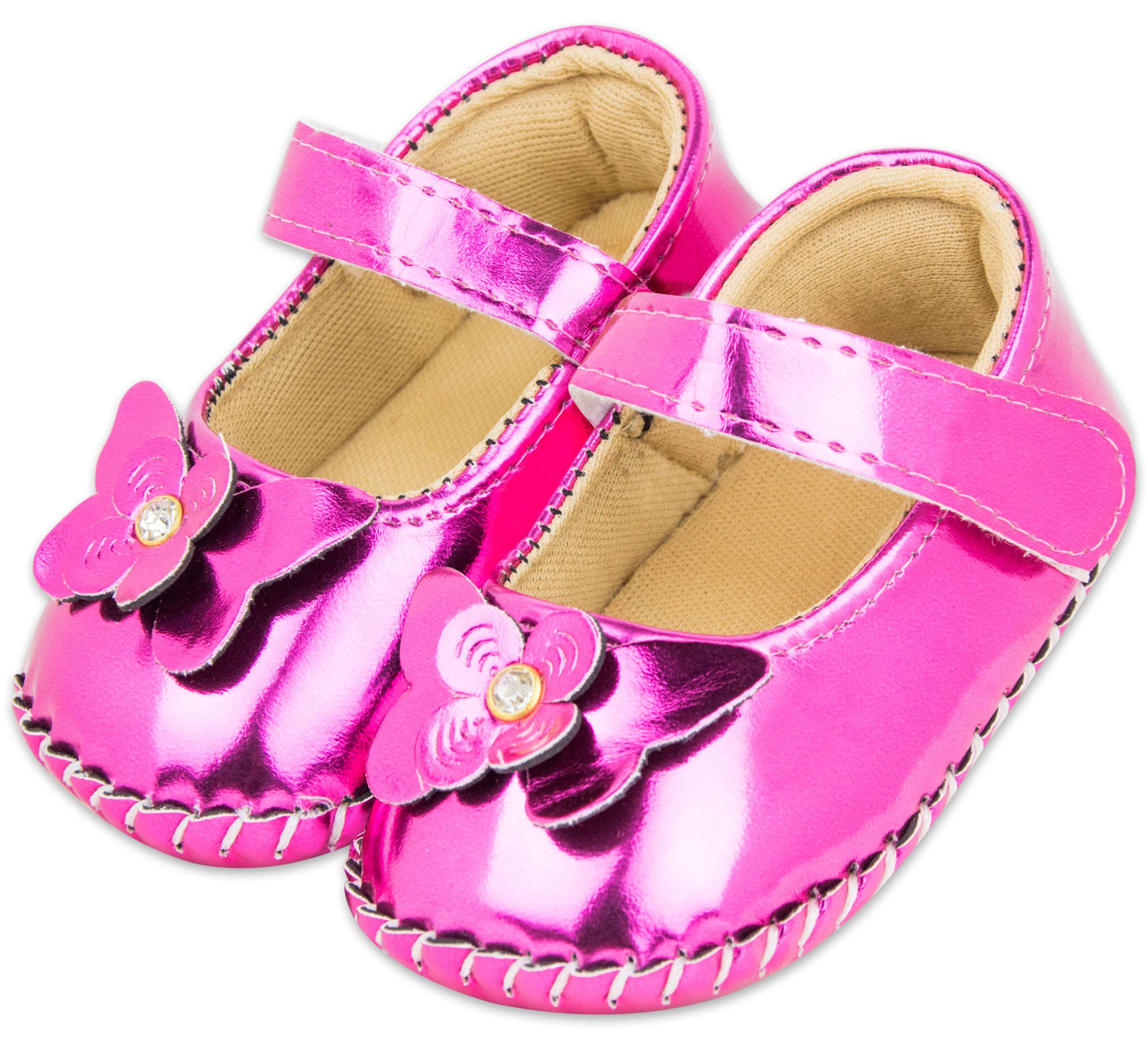 Neska Moda 18 To 24 Months Baby Girls Synthetic Leather Belly Sandal/Booties (Rani)-BT2069 (B0CG3HQHV6) Amazon Price History, Amazon Price Tracker