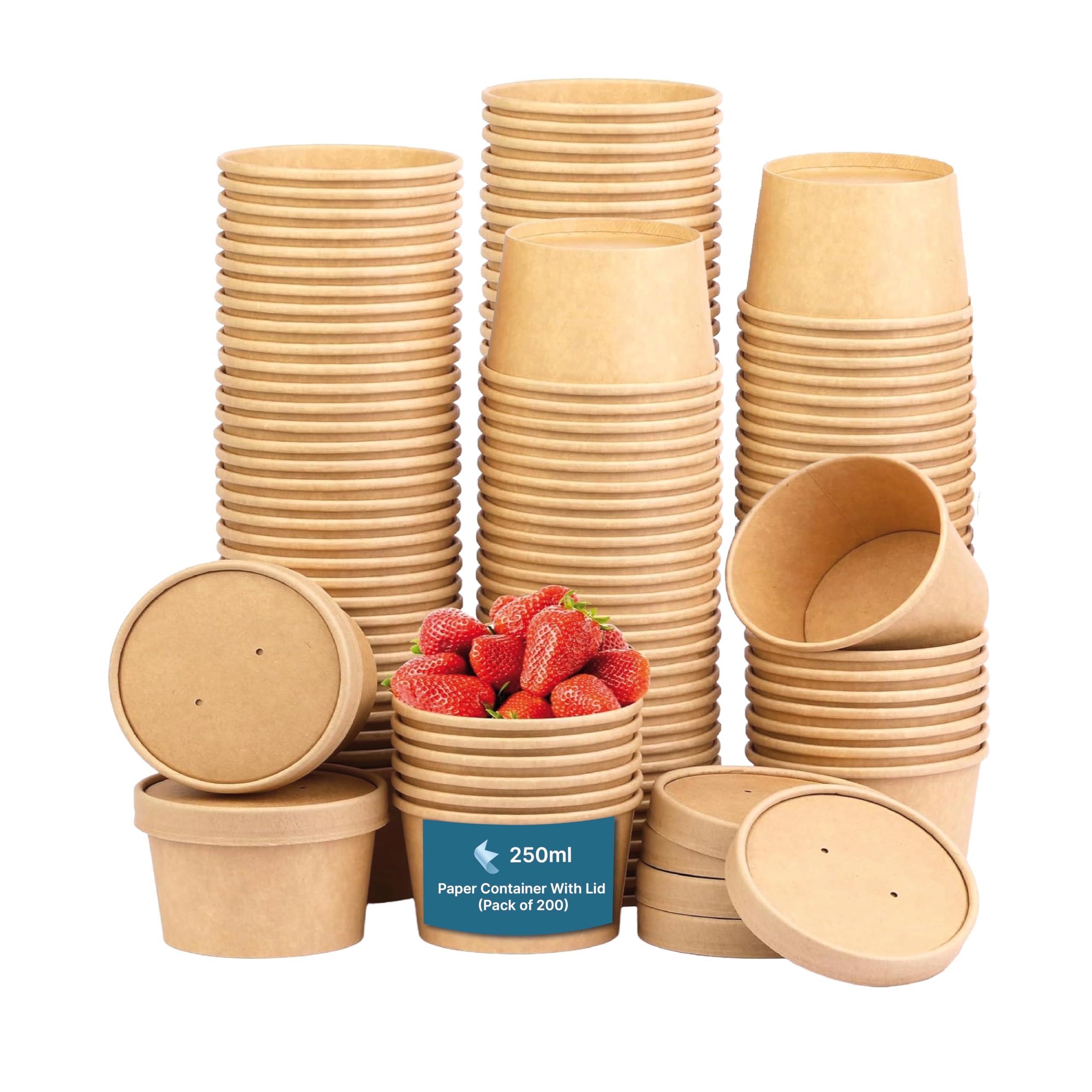 Eco-Friendly Paper Food Containers with Lids -15
