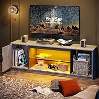 Bestier Mobile TV basso per TV da 65 pollici e piccoli televisori