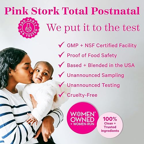 Miniatura 5 de Pink Stork - Postnatal total DHA Vitaminas de apoyo para el posparto y lactancia nutrientes para la mamá y el bebé vitaminas prenatales para después