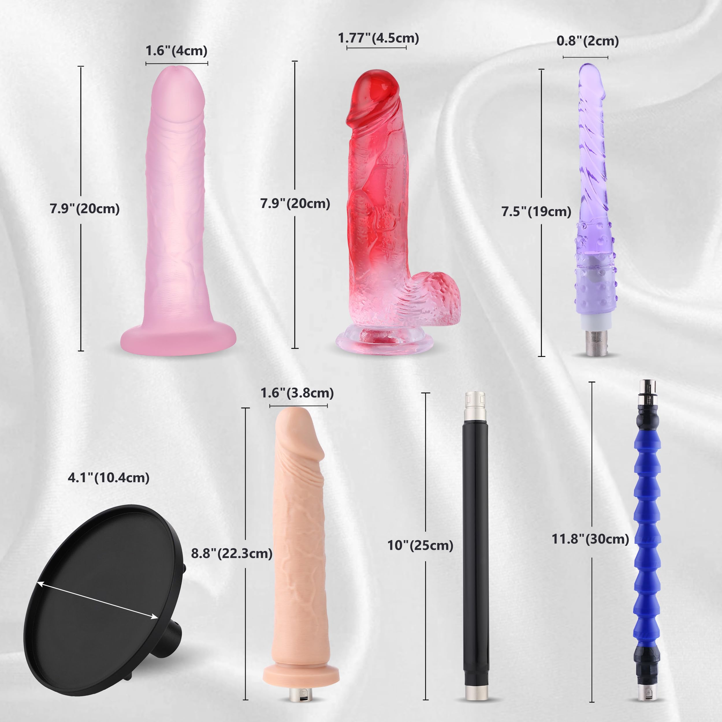 Automatische Dildo Maschine Fickmaschine mit APP Steuerung Sexspielzeug | Sex Maschine mit Schubkraft Realistischer Dildo für Erwachsene Einstellbare Liebesmaschine mit Aufsätzen 3XLR Anschluss