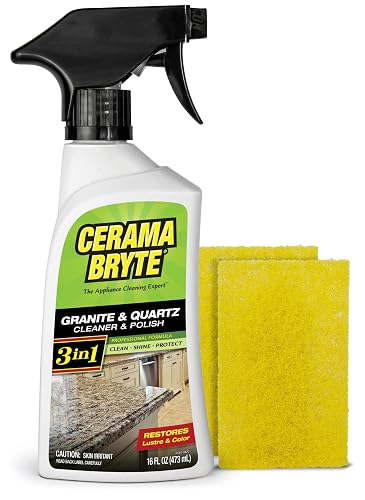 Cerama Bryte Granite and Quartz Daily Cleaner & Polish Safely