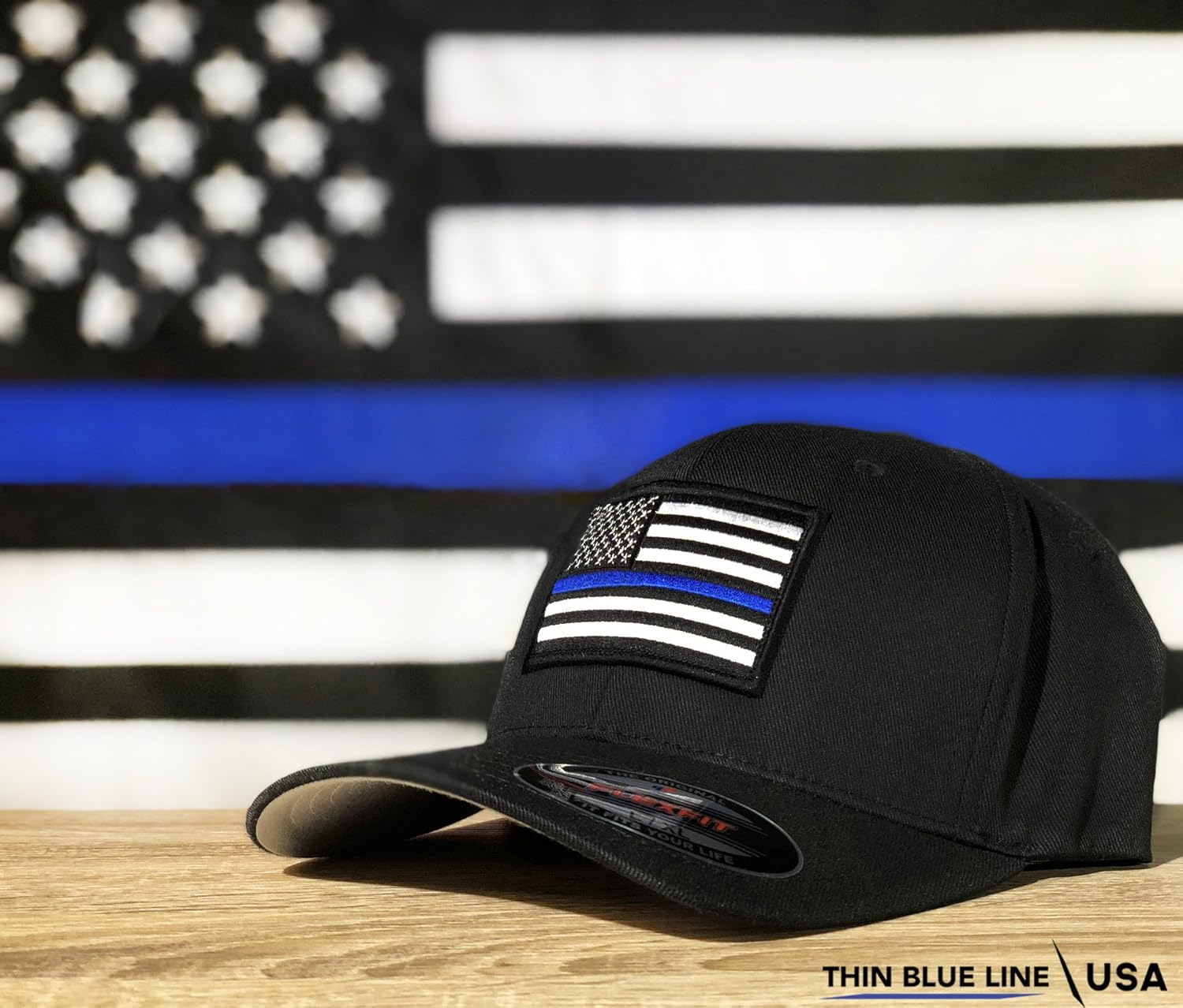 Flexfit Thin Blue Line Hat