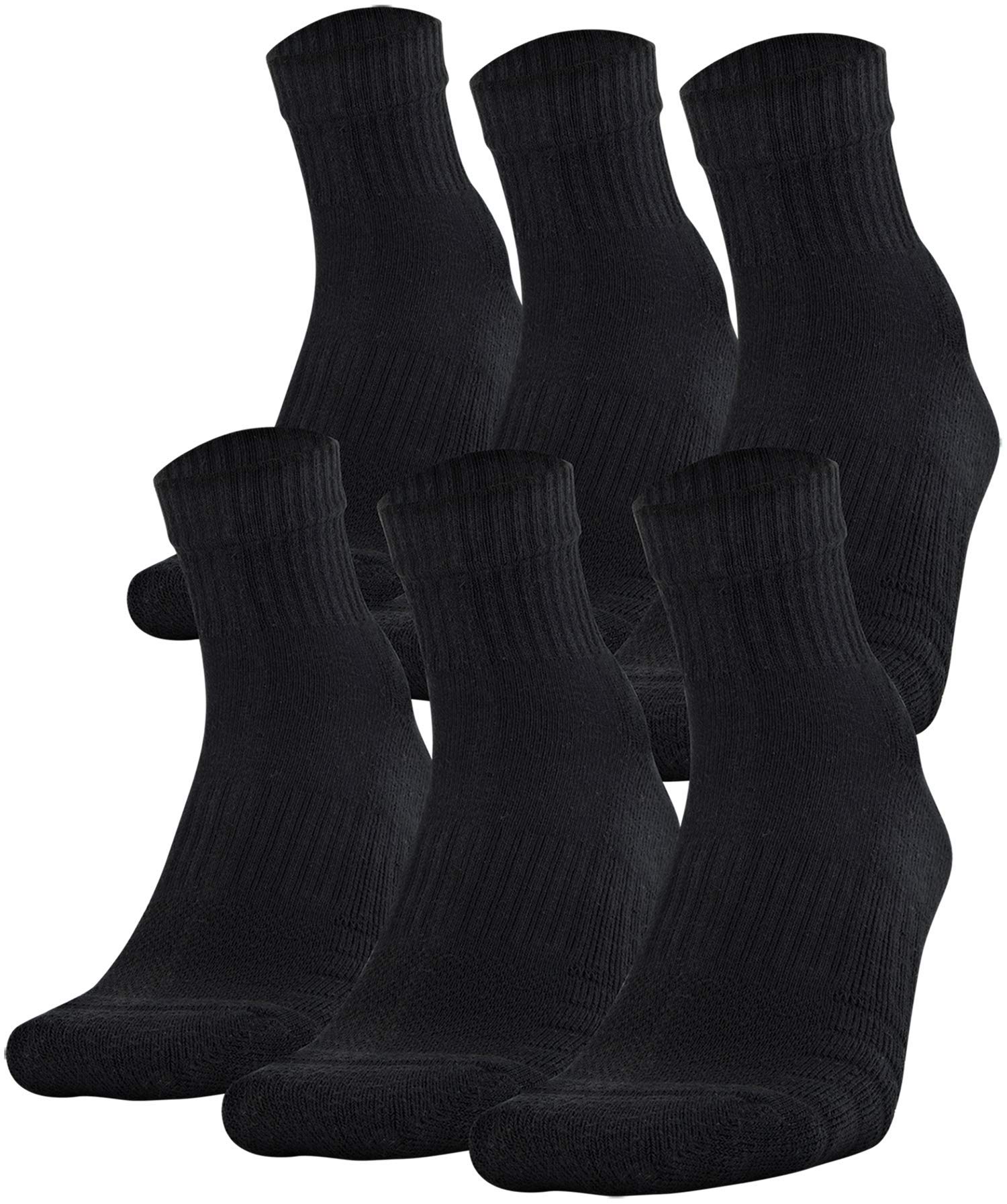 Under Armour Training Cotton Quarter Socks 3 Pack Calzino Unisex - Adulto (Pacco da 6)