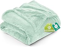 Vista 15 de Utopia Bedding - Manta de vellón de lujo, mullida, antiestática; manta de suave microfibra de 8.8 oz/yd² (300 g/m²) para sofá y cama; tamaño Gris