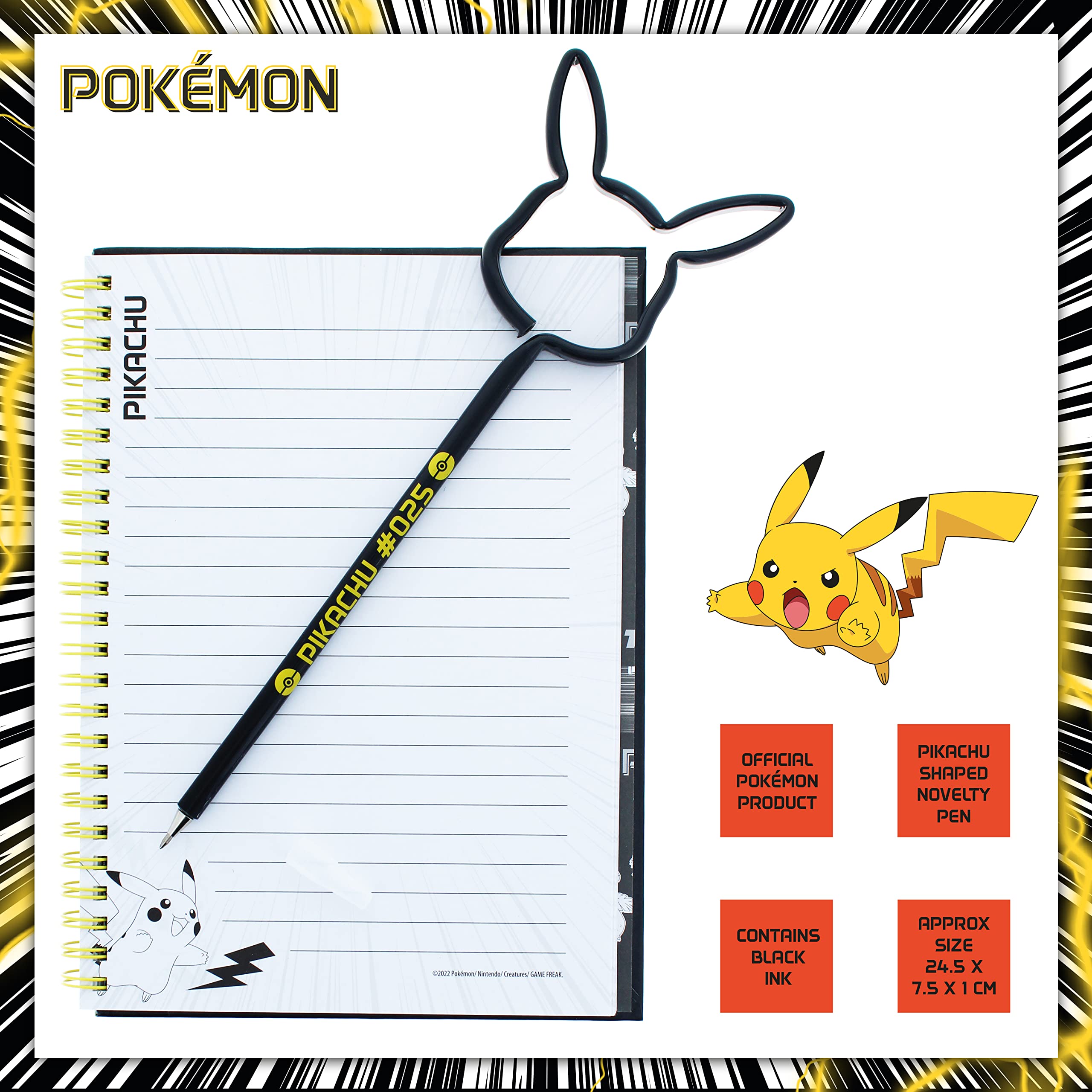 Pokemon Stift-Set Von Blueprint Collections – Offiziell Lizenziert Mit Pikachu & Co.