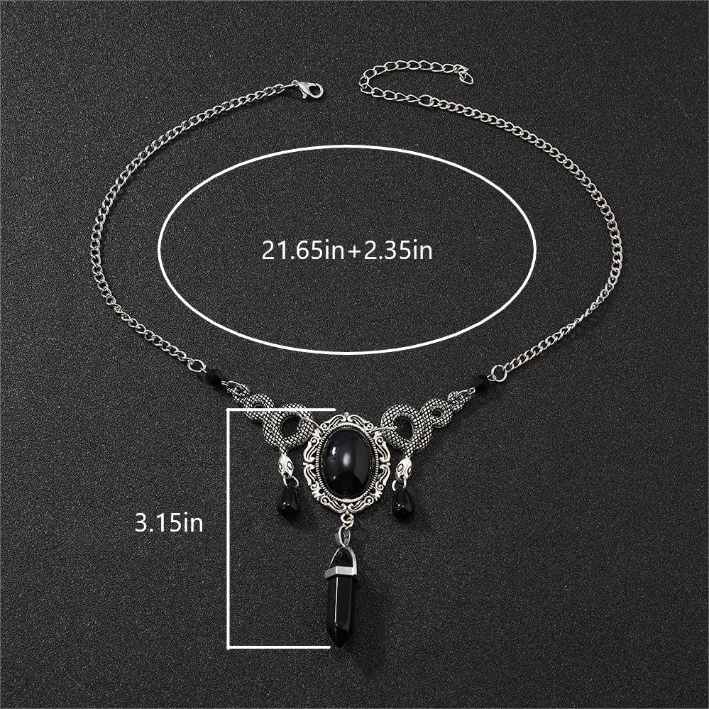 Pendentif Serpent Gothique en Métal : Évitez les Bijoux Fragiles