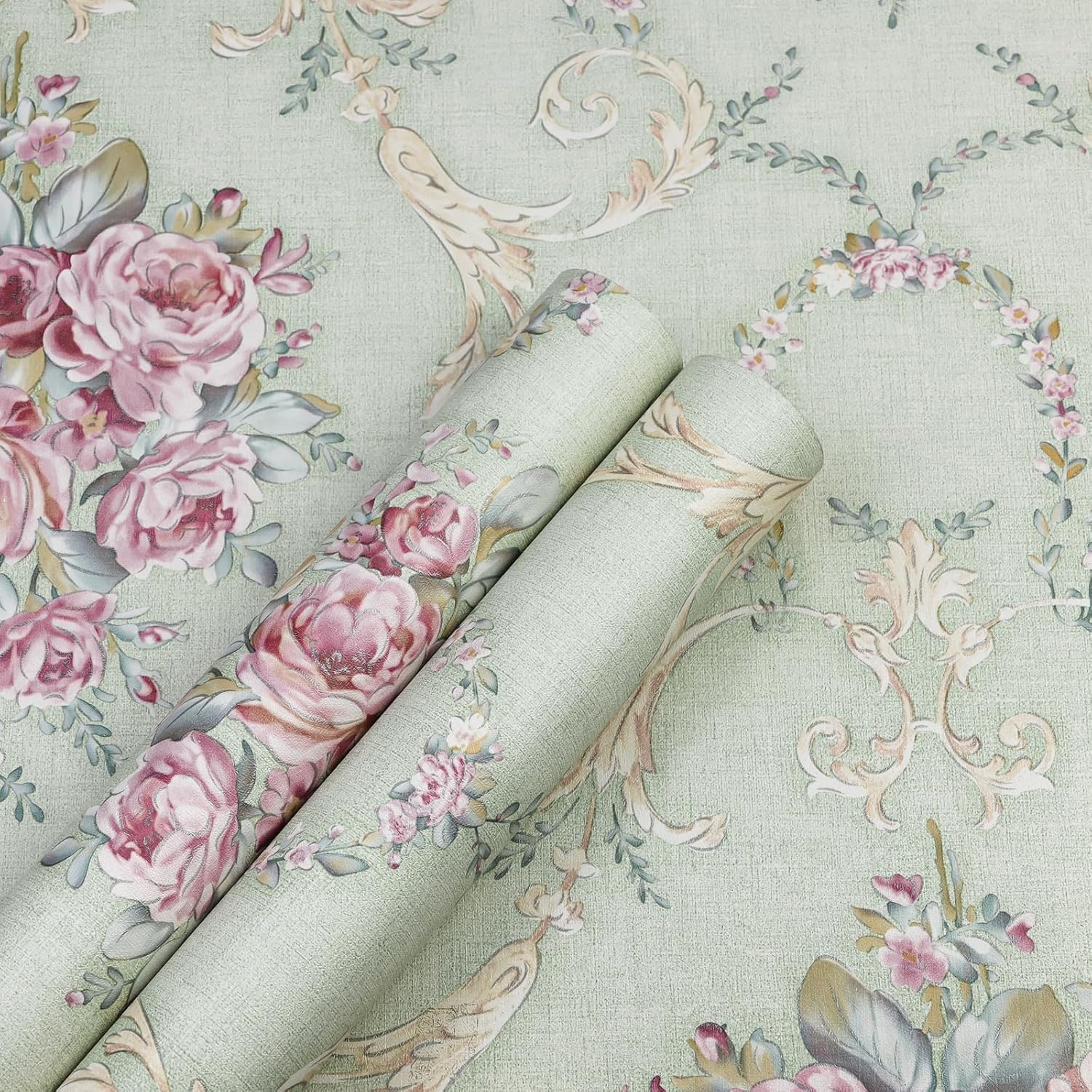 ANNACREATIONS PVC Vinyl Self Adhesive Floral Waterproof Stickers Wall Papers (Green, 18 inches x 120 inches) (B0B3JFSZ5F) Amazon Price History, Amazon Price Tracker