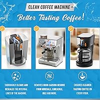 Vista 3 de Tabletas descalcificadoras para cafetera, 24 unidades, compatibles con Nespresso, Keurig, Ninja, Delonghi, Miele, cafetera, descalcificación