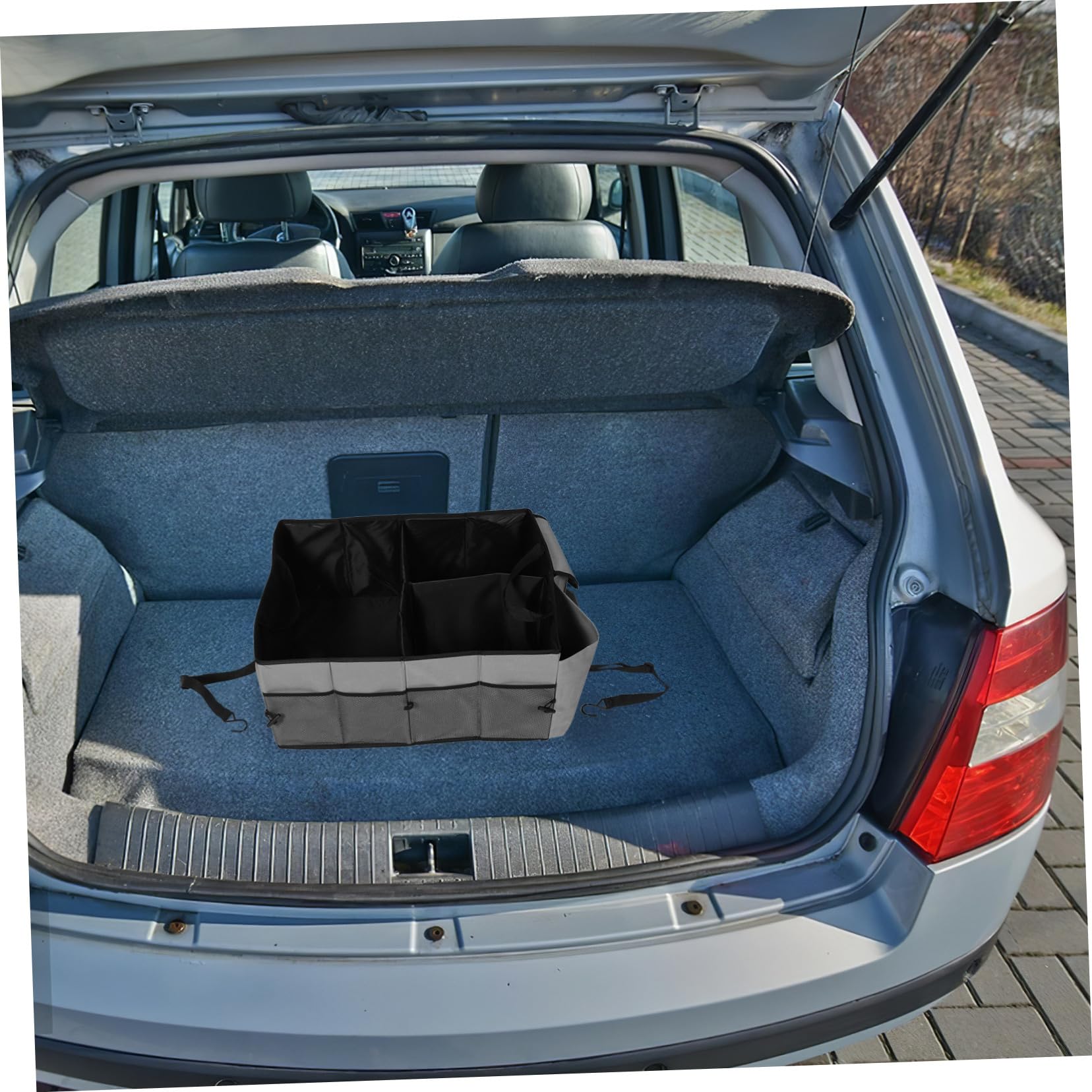 Cabilock Organizador De Maletero Para Suv Plegable Múltiples Compartimentos Para Guardar y Organizar Artículos El Maletero De Coche Fabricado Material Resistente y Duradero