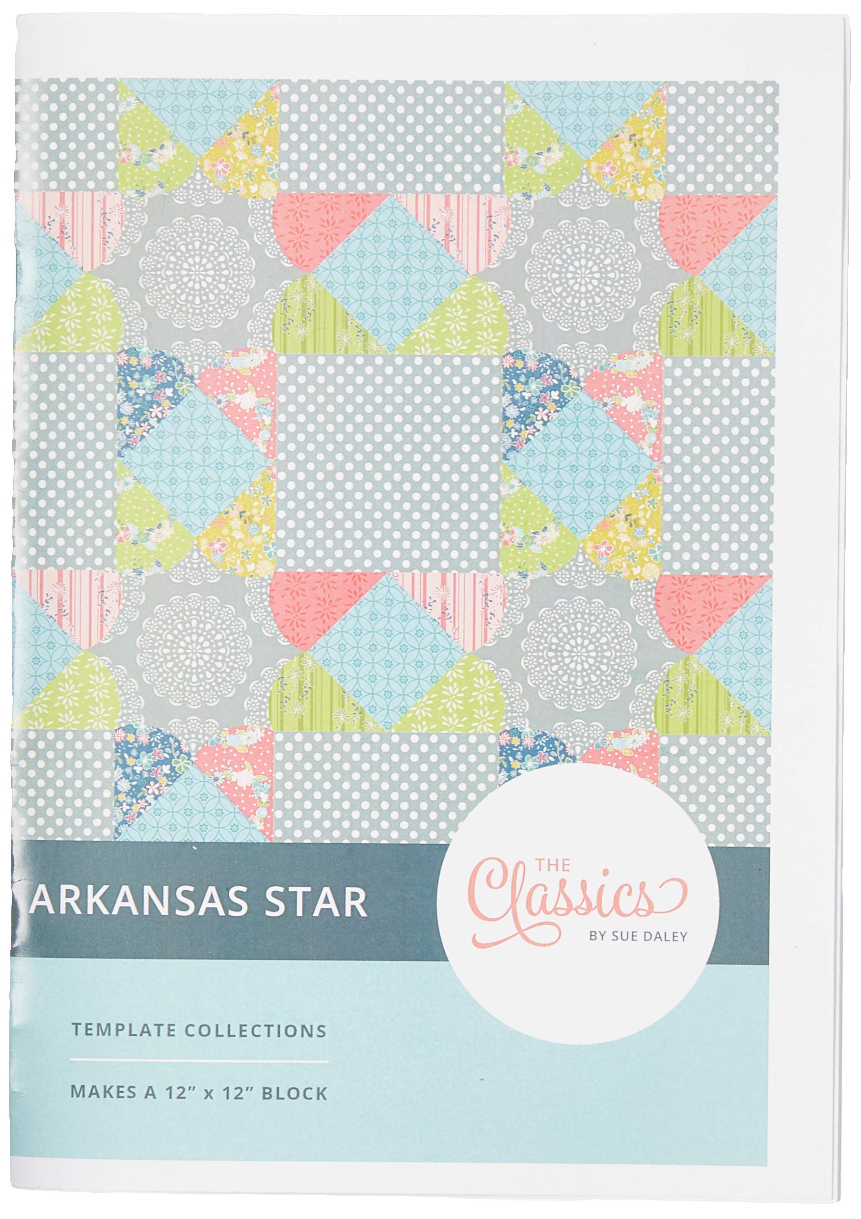 Patchwork With Busyfingers Arkansas Star Block Classics Template Set English Paper Piecing, Multicolor