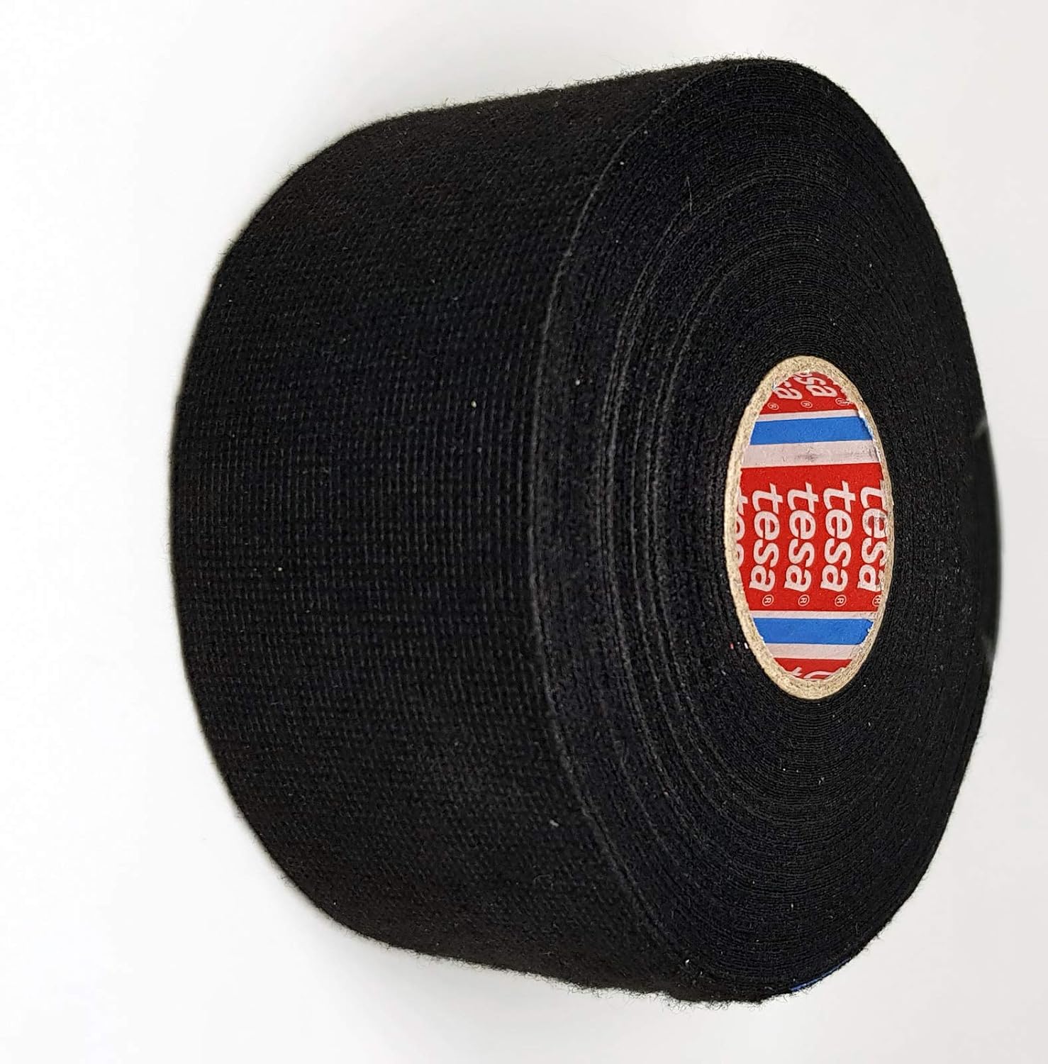 tesa 51608-00025-00 50 x 25 m PET Non-Woven Fabric Tape 51608 Adhesive Cotton Shrub Insulation Black