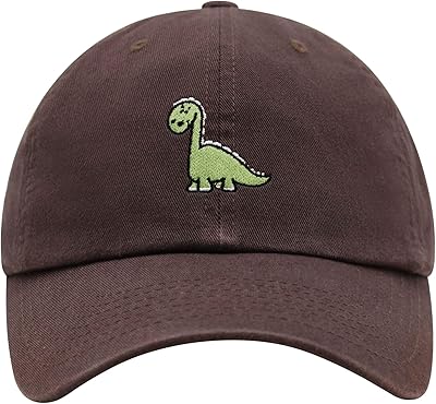 JPAK Dinosaur Premium Dad Hat Embroidered Baseball Cap Cute Women Men