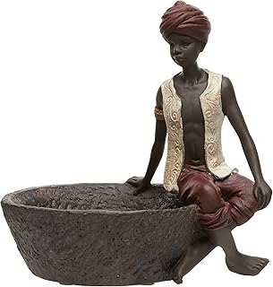 Better & Best Gr dekoracyjna figurka dla dzieci, ząbkowana, na koszyczku, w kolorze kremowym, 20 x 15 x 20,5 cm, materiał: żywica